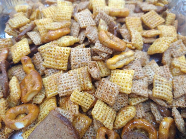 Spicy Smoked Chex Mix What's Smoking