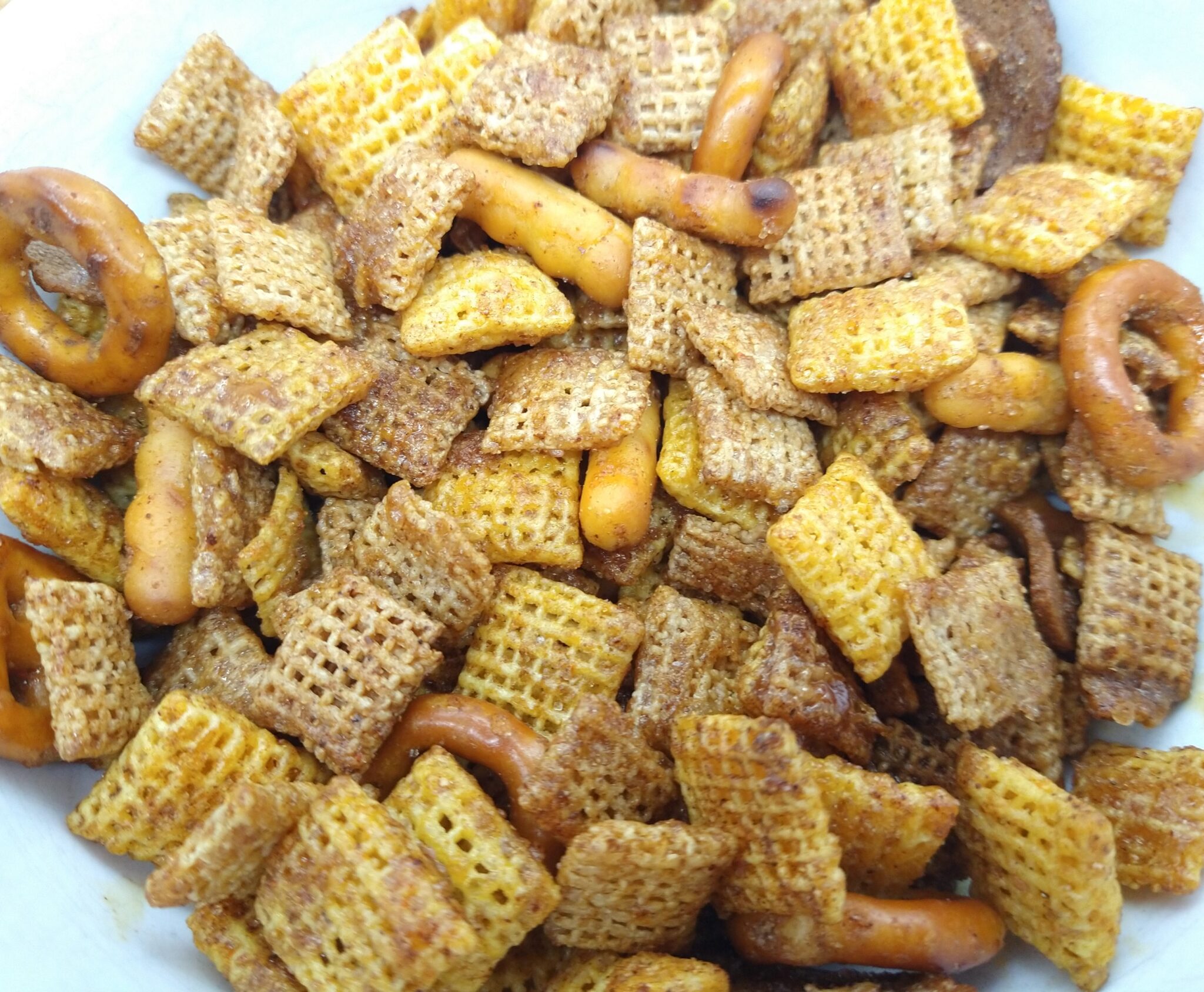 Spicy Smoked Chex Mix What's Smoking