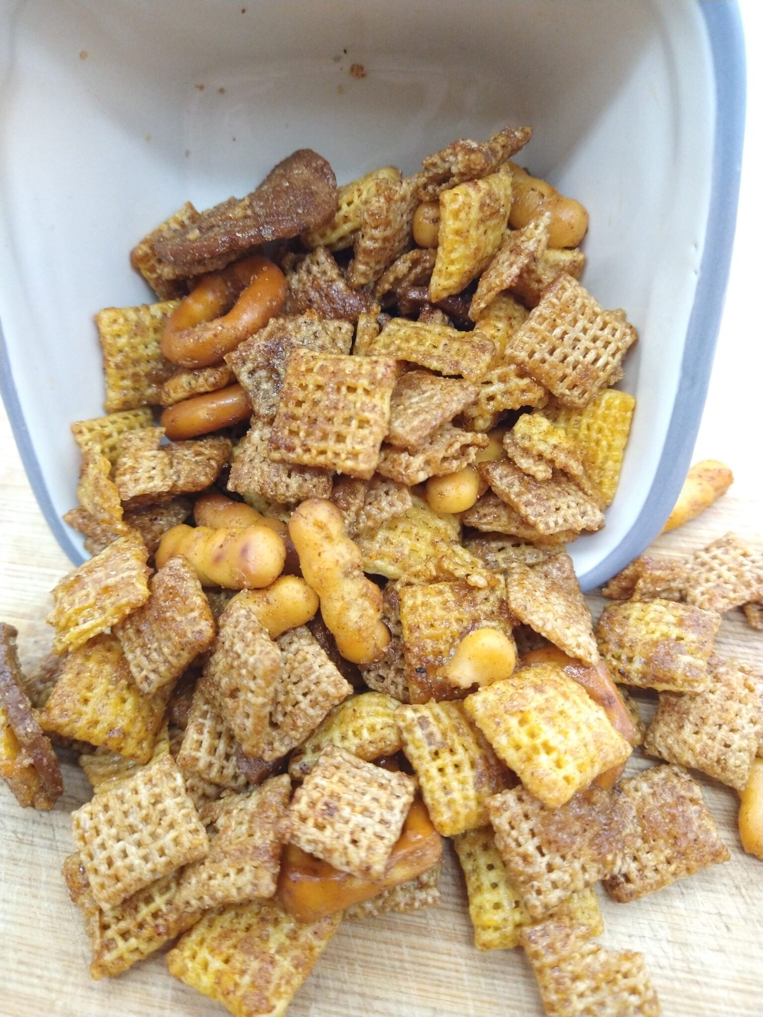 Spicy Smoked Chex Mix What's Smoking