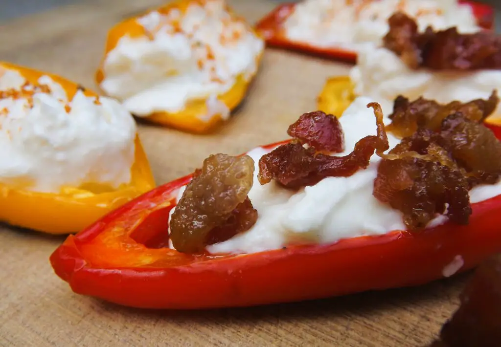 Cream Cheese Stuffed Mini Peppers