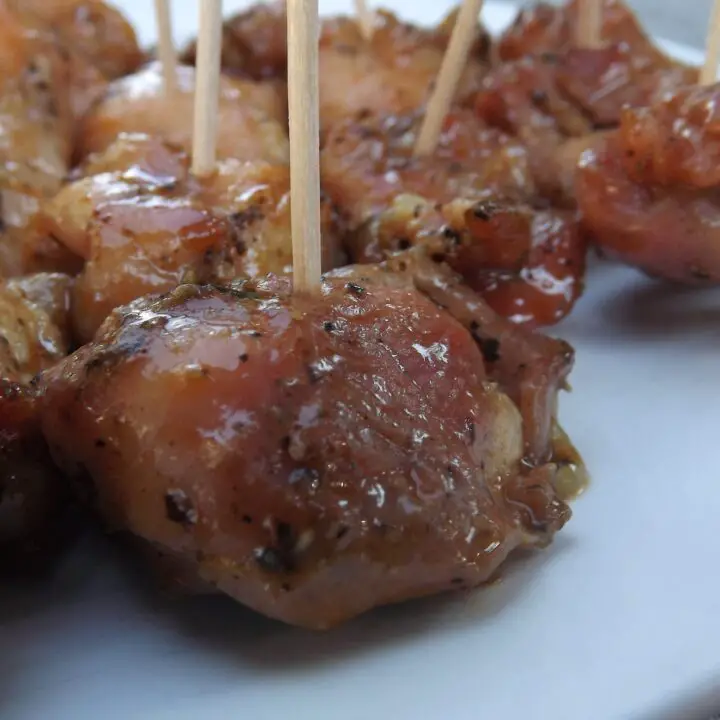 Smoked Sweet and Spicy Chicken Bites