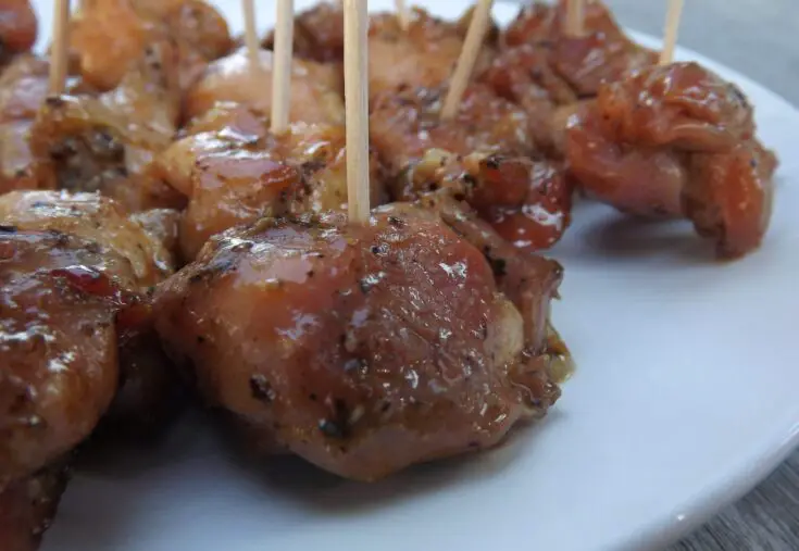 Smoked Sweet and Spicy Chicken Bites