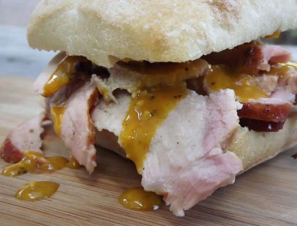 Smoked Pork Loin Sandwich