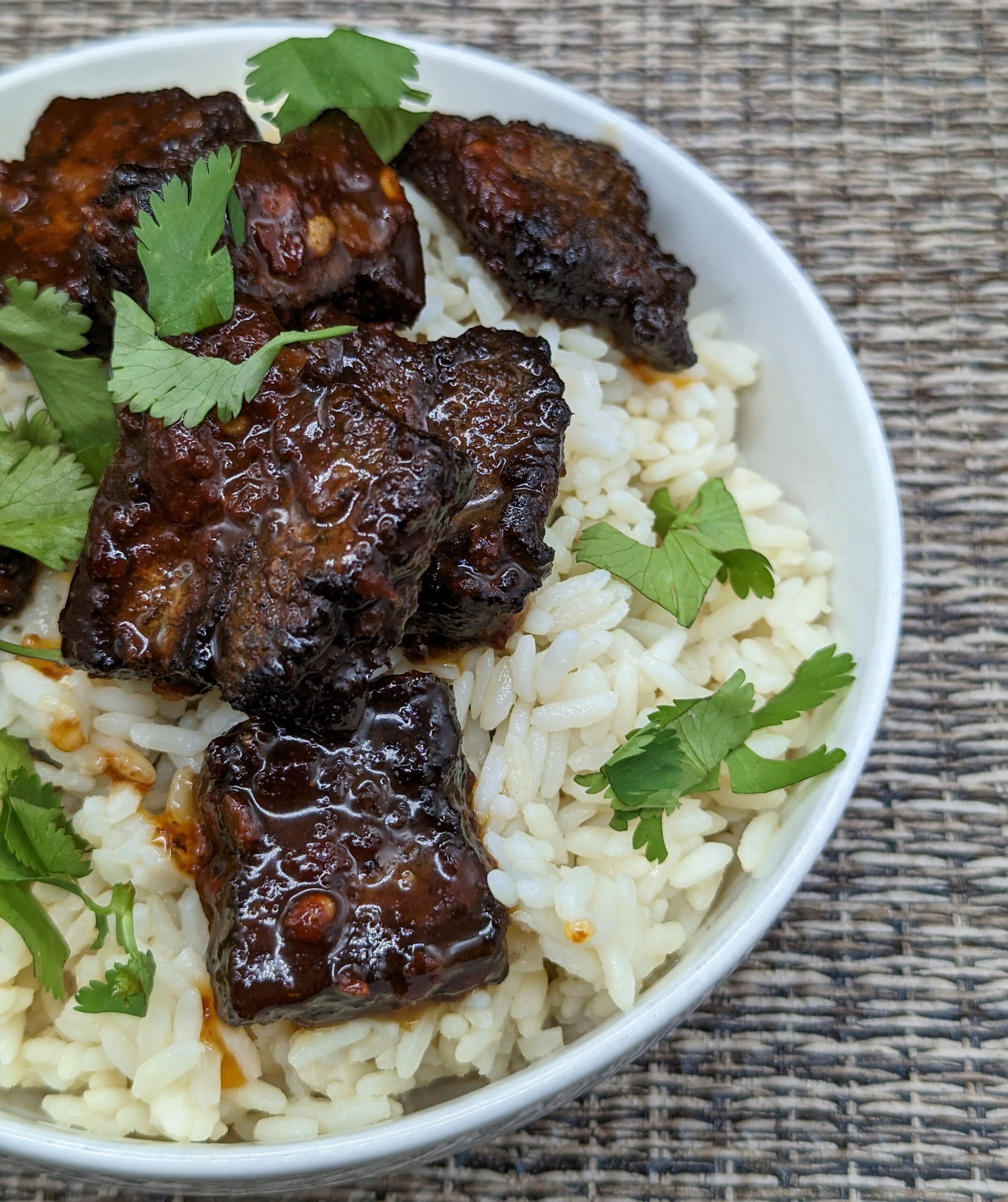 Mexican Pork Belly Rice Bowl What's Smoking