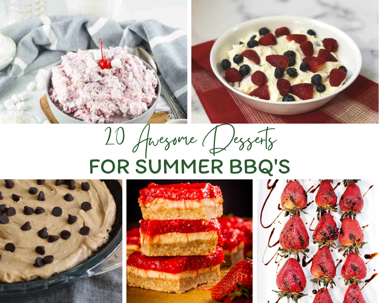 20 Awesome Summer BBQ Desserts