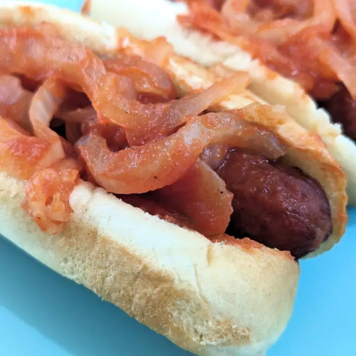 Hot Dog and Onions