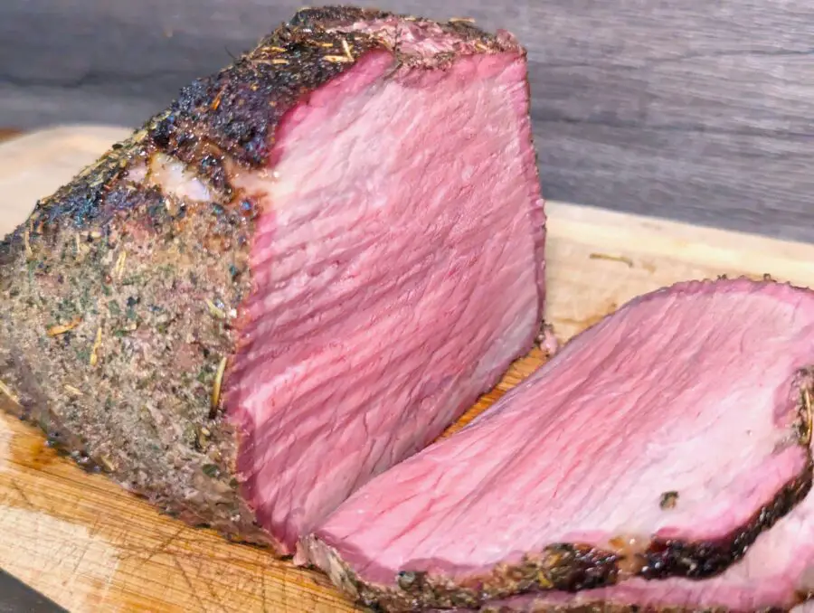 Smoked Herb Crusted Roast Beef