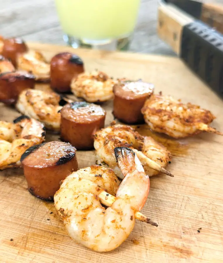 Cajun Shrimp and Sausage Kabobs