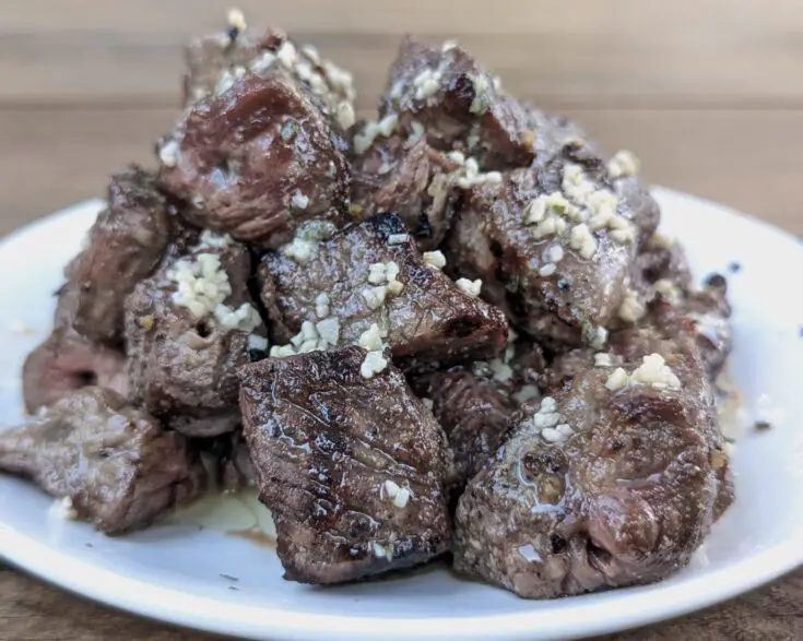 Buttery Grilled Steak Bites